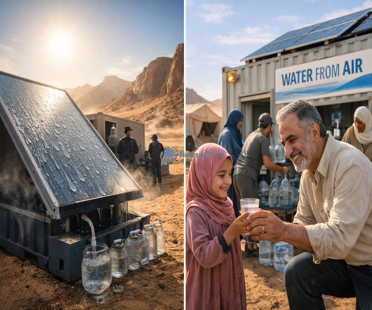 Nobel Laureate’s Breakthrough Device Harvests Water From Desert Air