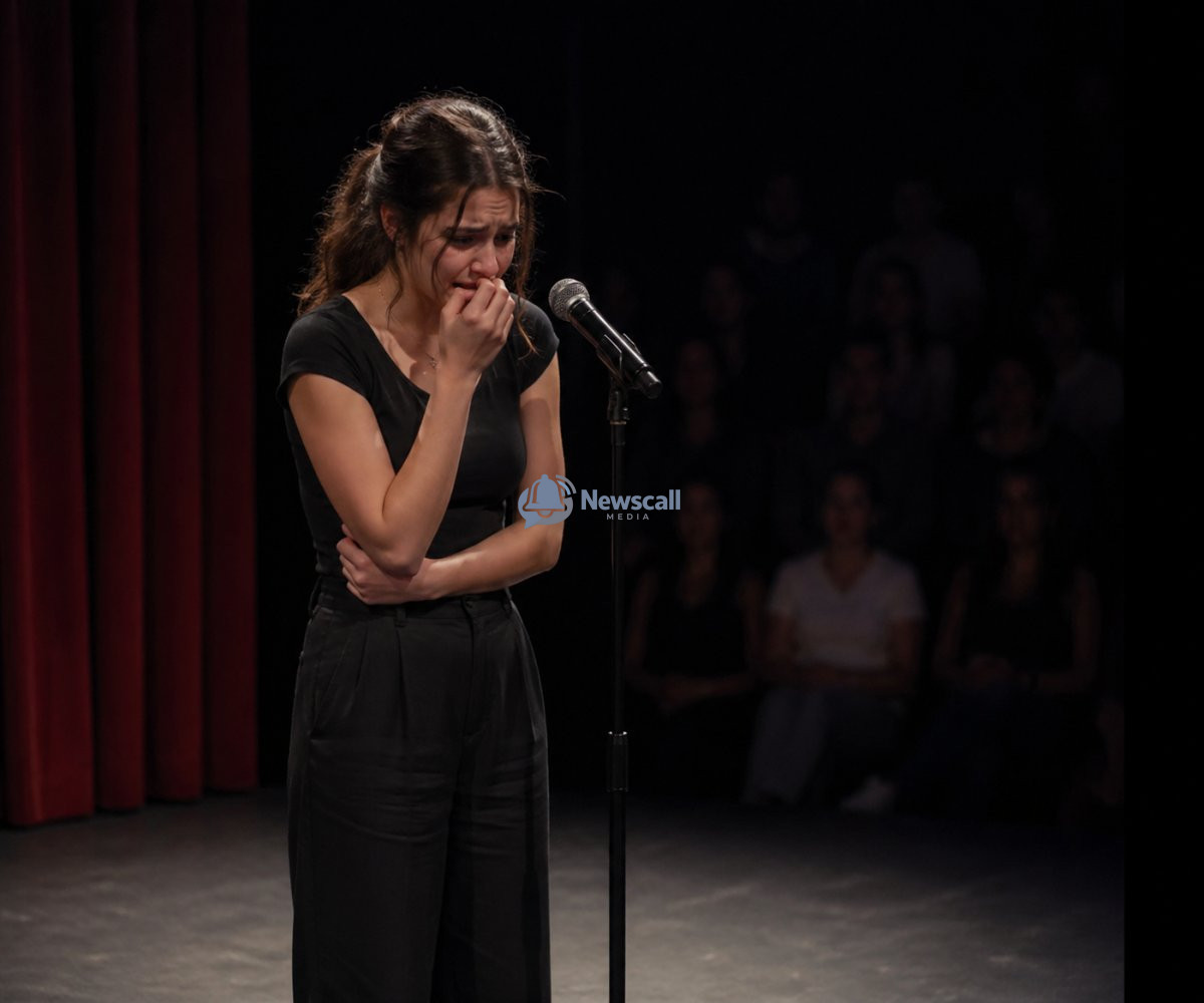 Overcoming stage fright.